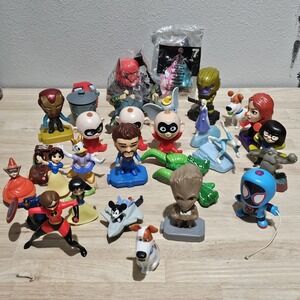 Huge Lot 29 Disney Mcdonald's Toys Bulk Collection, Vintage To Modern